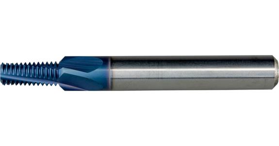 VHM-Gewindefräser Steigung 1,0 mm MF l=13,5 mm