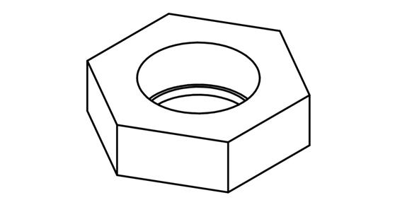 Sechskantscheibe M 16 für Exzenter-Spannklemmen Art.-Nr. 27222 106 Pack= 1 Stück