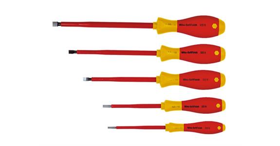 VDE-Elektriker-Schlitz-Schraubendreher-Satz S-Finish-Griff 5teilig 2,5-8 mm