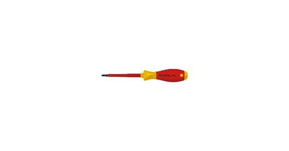 VDE-Elektriker-Kreuzschlitz-Schraubendreher SoftFinish-Griff PH 2x100 mm