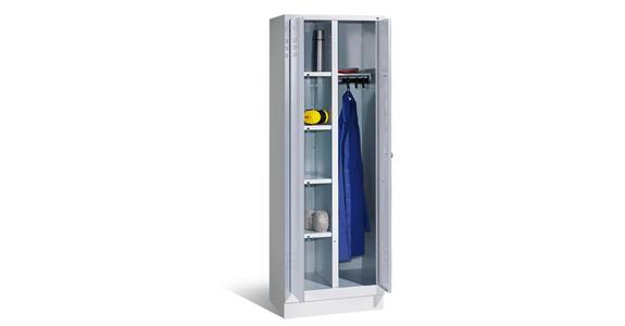 Wäsche-Garderobenschrank mit Füßen 1850x610x500 mm