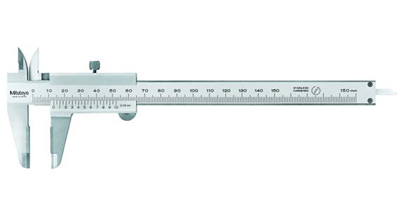 Präzisions-Taschenmessschieber 0-300 mm Hartmetallmessflächen für Außenmessung