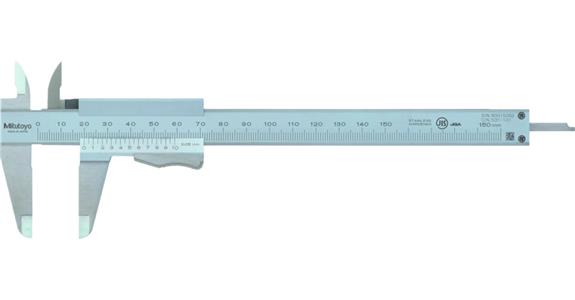 Präzisions-Taschenmessschieber 0-150 mm rostfrei mit Momentklemmung 