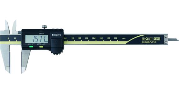 Digital-Taschenmessschieber 0-150 mm mit Datenausgang und HM-Außenmessflächen
