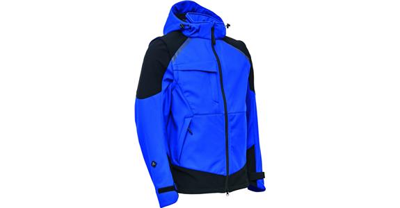 Softshelljacke royalblau/schwarz Gr. L