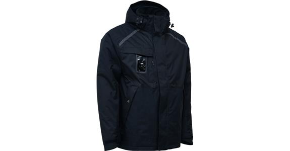 Winter Stretchjacke schwarz Gr. 5XL