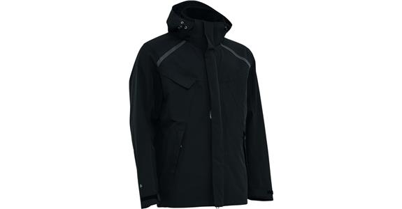 Regenschutzjacke mit Stretch schwarz Gr. 3XL