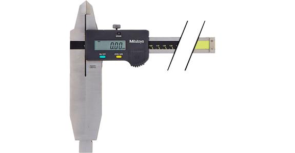 Digital-Werkstattmessschieber 0-500 mm mit Messerspitzen und Datenausgang