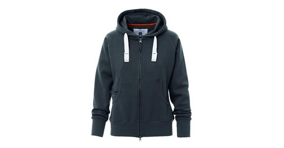 Damen Kapuzen-Jacke Dallas rauchgrau Gr. M
