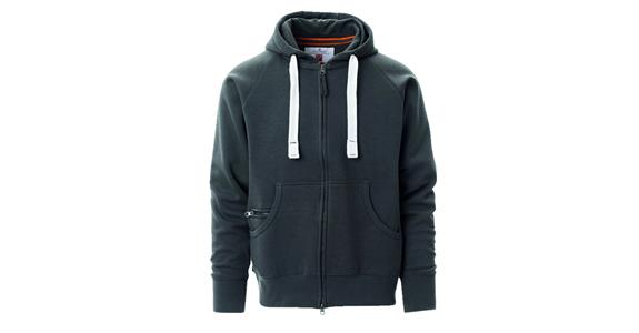 Herren Kapuzen-Jacke Dallas rauchgrau Gr. 3XL