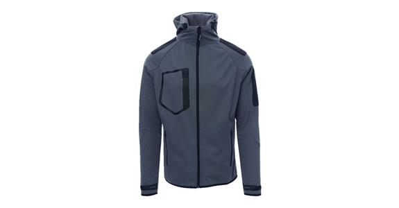 Softshell-Jacke Extreme stahlgrau Gr. M