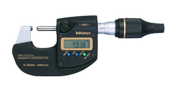 Digitale hochgenaue Bügelmessschraube 0-25 mm mit Datenausgang