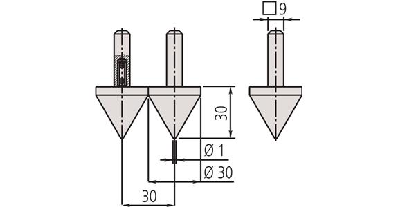 Zentrierung Ø30 mm (1 Paar)