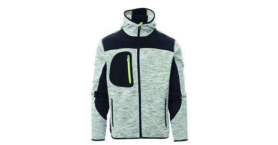 Herren Strickjacke Trip grau Gr. 5XL