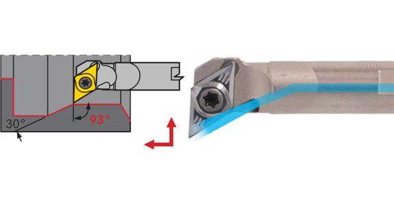 ATORN SDUC Bohrstange abgesetzt VHM Positiv Rechts E 16 R SDUC R/L 07