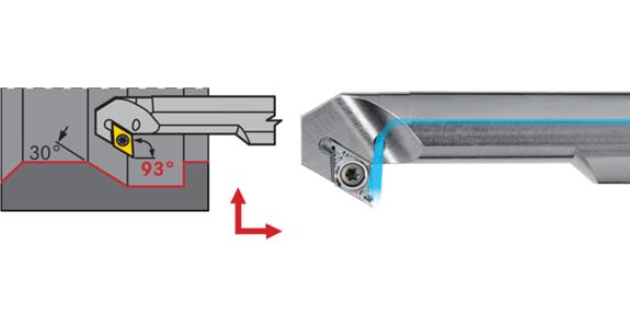 ATORN Bohrstange Positiv mit Innenkühlung A20R SDXCR 11