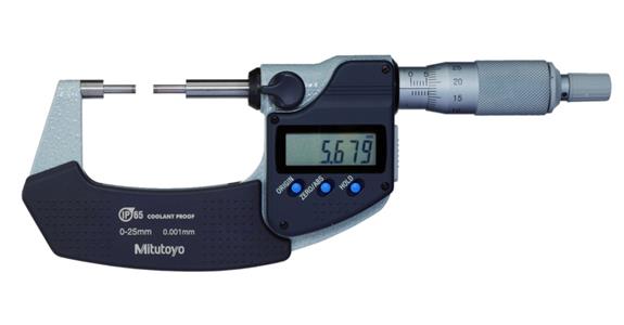 Bügelmessschraube IP65 mit kleinen Messflächen 75-100mm Ø3mm