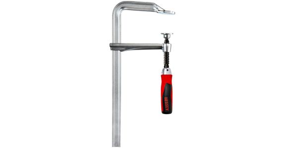 Ganzstahl-Schraubzwinge GZ + Klappgriff Spannw. 250 mm