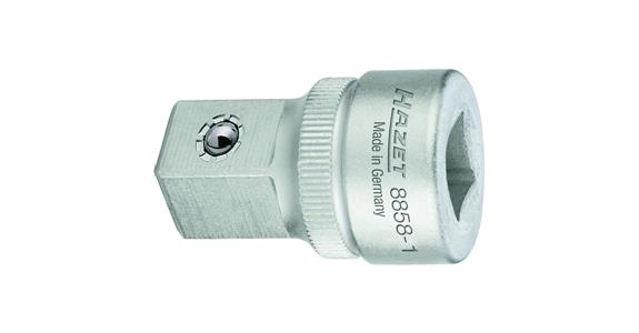 Adapter 3/8 Zoll Antrieb auf 1/2 Zoll Abtrieb CV-Stahl Länge 36 mm