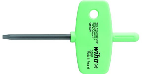 Stiftschlüssel mit Schlüsselgriff TORX® PLUS® 365IP 10IP x 40 mm schwarzoxidiert