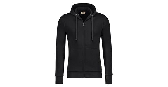 Kapuzen-Sweatjacke Premium schwarz Gr. M