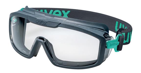 Vollsichtbrille i-guard+ planet anthrazit/türkis Scheibe klar