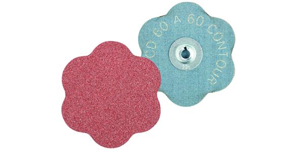 COMBIDISC Schleifblatt Korund A-CONTOUR Ø60mm K60