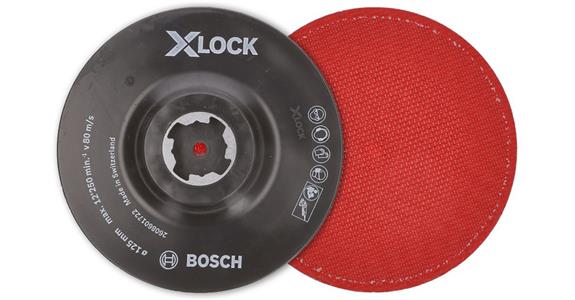 X-LOCK Stützteller Klettverschluss Ø 125 mm