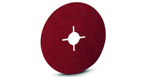 Fiberscheibe Ø 115 mm Normalkorund Top-Size Korn 100