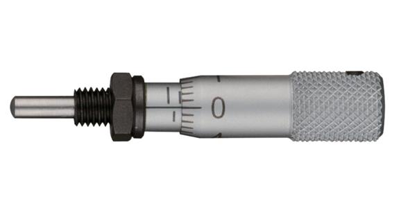 Einbaumessschraube 0-5mm kleine Ausführung sphärisch mit Spannmutter
