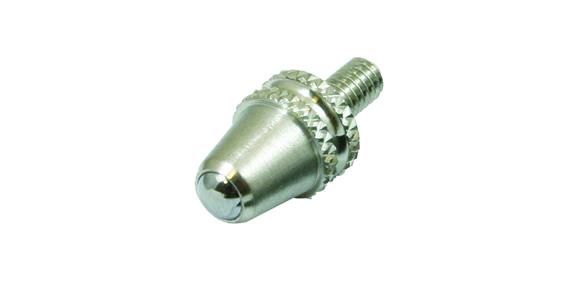 Kugelmesseinsatz für Messuhren, M2,5x0,45, Ø3x8,3mm, Hartmetall