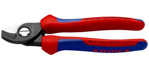 Kabelschere 165 mm mit Zweikomponentengriff