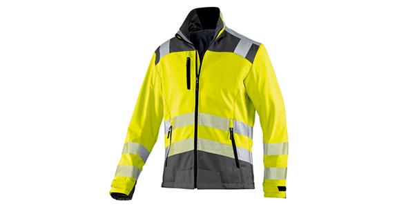 Softshell-Jacke Reflectiq warngelb/anthrazit Gr. M