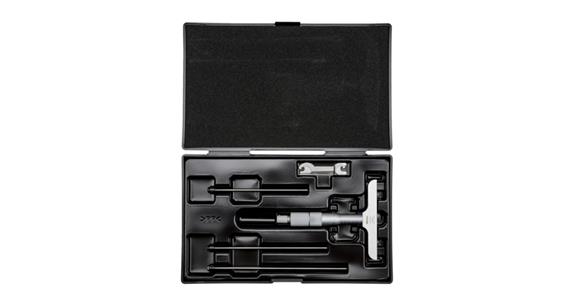 Tiefenmessschraube 0-100mm 101,6x16mm mit 4 Verlängerungen