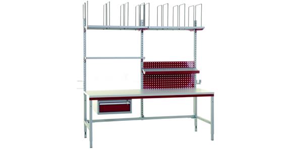 Komplettpackplatz FLEX Variante 2 B2000xT800xH690-960mm, RAL9006/3004