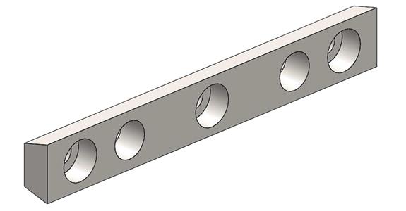 SPANNLEISTE FÜR STECHHALTER VDI20