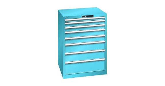 Schubladenschrank 717x725x1000mm 8 Schubladen 1x50/2x75/2x100/2x150/1x200mm 5012