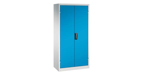 Akku-Ladeschrank Acurado, 15 Steckdosen, H1950xB930xT500mm RAL 7035/5012