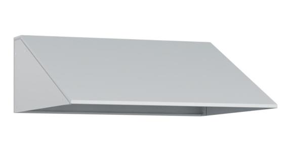 Schrägdachaufsatz 220x600x500mm RAL 7035