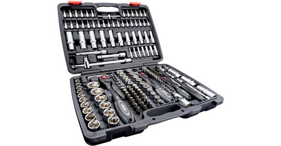 Steckschlüssel-Satz 1/4Zoll, 5/16 Zoll, 3/8Zoll, 1/2Zoll 172-teilig