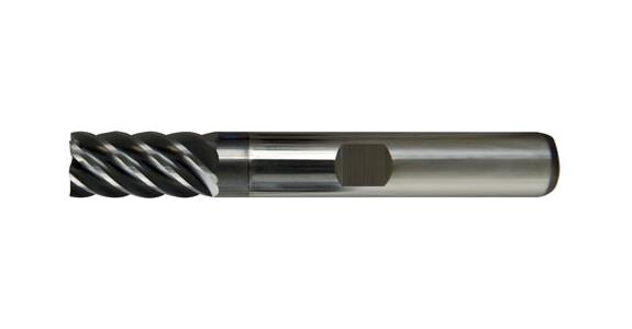VHM-Mehrzahnfräser lang TiAlN-beschichtet 45° HB Z6 Ø12mm