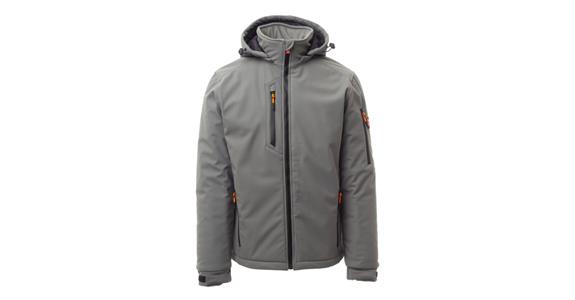 Winter-Softshell-Jacke Creek Pad hellgrau Gr.XXS