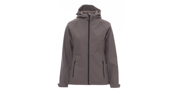 Damen Softshell-Jacke Gale Lady stahlgrau Gr.S