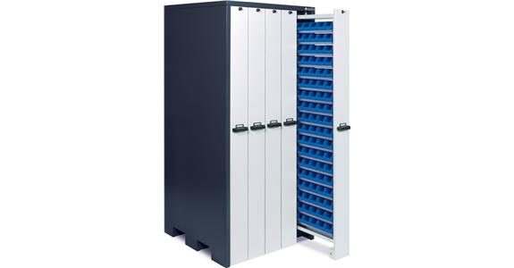 Werkzeugschrank für Kleinteilelagerung 5 Vertikalauszüge 1040x1050x2140mm 7016