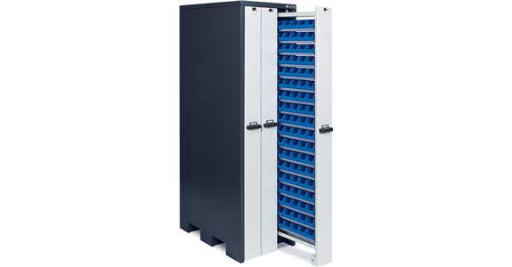 Werkzeugschrank für Kleinteilelagerung 3 Vertikalauszüge 660x1050x2140mm 7016