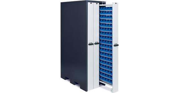 Werkzeugschrank für Kleinteilelagerung 3 Vertikalauszüge 660x1300x2140mm 7016