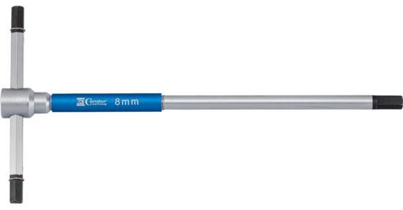 6kant-Stiftschlüssel mit T-Griff 250x125 mm SW 8,0