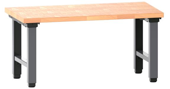 Arbeitstisch Quattro 1500x750x715-1215 mm