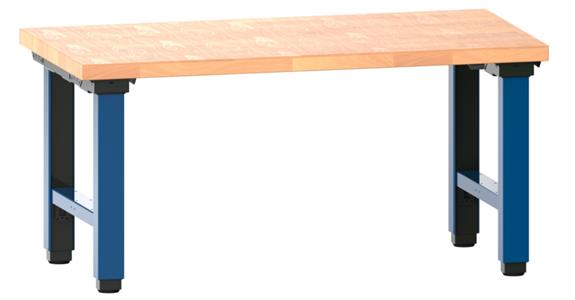 Arbeitstisch Quattro komplett 1500x800x725-1225 mm