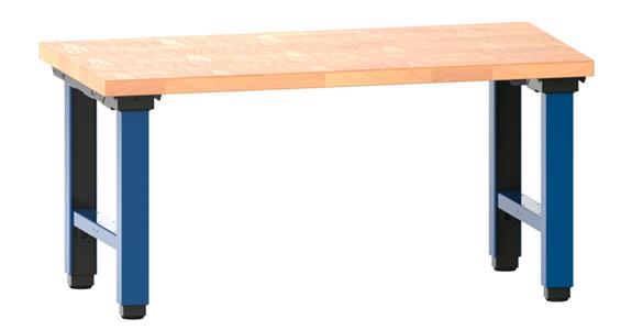 Arbeitstisch Quattro komplett 1500x800x725-1225 mm